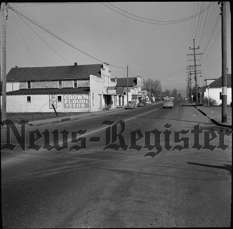 1953-2-12 Main street of Yamhill Co, open page.jpeg