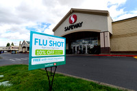 Flu Shot signs