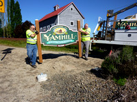 New Yamhill signs