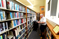 Library volunteer Jim Cox