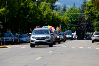 PRIDE car parade in Newberg