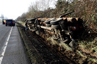 Log truck crash