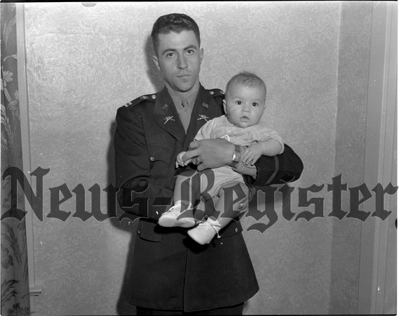 1944-5-25 Ronald Lee Ballard 6 month old son of Capt. R.E Ballard 838 Evans Greetings Dad! .jpeg