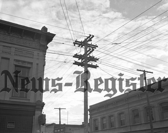 1941 Electric Light Campaign; crow's nest on Third Street