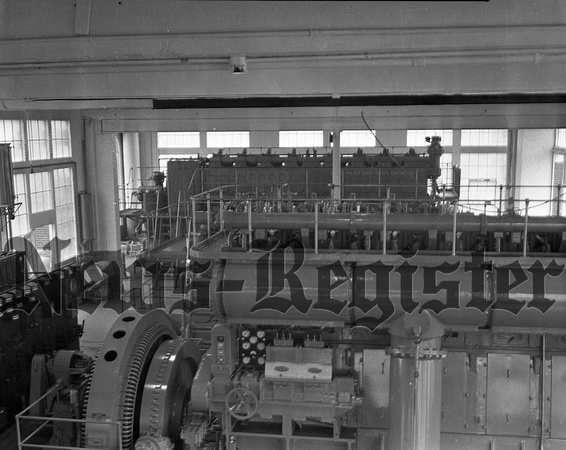 1938-9-20 McMinnville Water & Light; Interior of City Power Plant-1