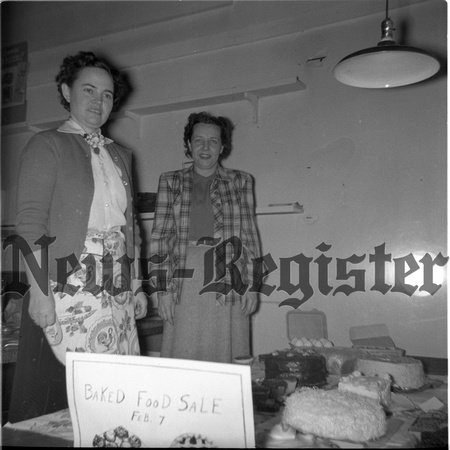 1953-2-17 Mrs. Harold Parker, Mrs. PN Ediger Extension food sale.jpeg