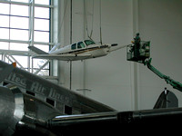 Air Museum hangs aircraft - TB