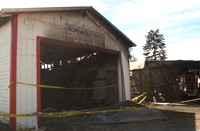 Hopewell Fire Station burned out;CR