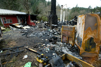 burned house in Willamina -TB