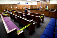 Courtroom during Covid