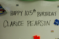 Clarice Pearson, 105th bday -TB