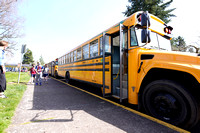 School Buses at Memorial Elementary