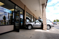Car crash into UPS Store