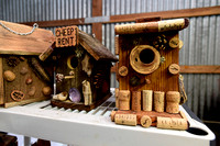 Mary Mayor's birdhouses