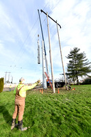 Electric pole installation