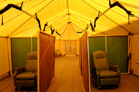 Newberg Hospital tent