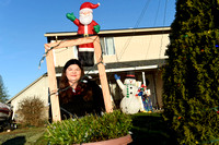Leslie Overgard Christmas decorations