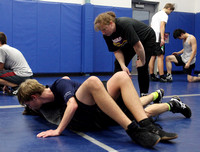 Amity wrestling practice