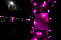 Pink Lights for Breast Cancer Awareness Month, Carlton